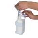 Пластиковый дозатор для мыла локтевой, белый, объем 1 Л BL-100006021 фото 4