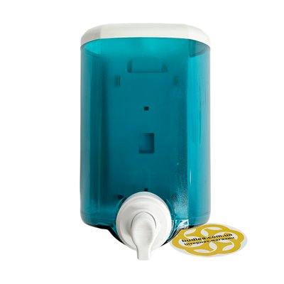 Дозатор для мыла пены 1400 мл, настенный, синий прозрачный BL-1000000695 фото