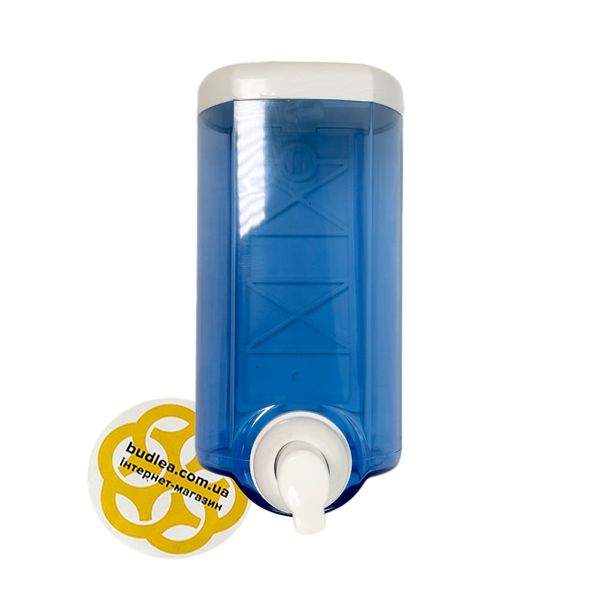 Дозатор для мыла пены 500 мл, настенный, синий прозрачный BL-1000000696 фото