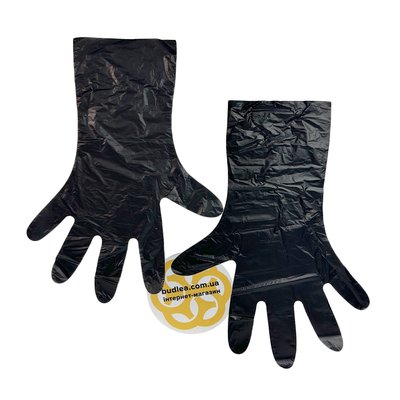 Одноразовые перчатки FLOREX, черный L/XL, 100 шт BL-1000000649 фото
