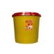 Контейнер для утилизации медицинских отходов 20 л, вторичный пластик, желтый BL-1000000200 фото 1