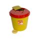 Контейнер для утилизации медицинских отходов 20 л, вторичный пластик, желтый BL-1000000200 фото 4