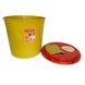 Контейнер для утилизации медицинских отходов 20 л, вторичный пластик, желтый BL-1000000200 фото 6