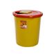 Контейнер для утилизации медицинских отходов 25 л, вторичный пластик, желтый BL-1000000201 фото 2