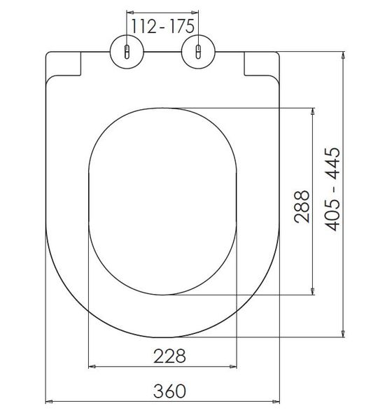 Сиденье для унитаза с микролифтом Solid, дюропласт 0421 фото