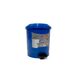 Пластиковое ведро для мусора с педалью на 6Л, синее BL-100006050 фото 6