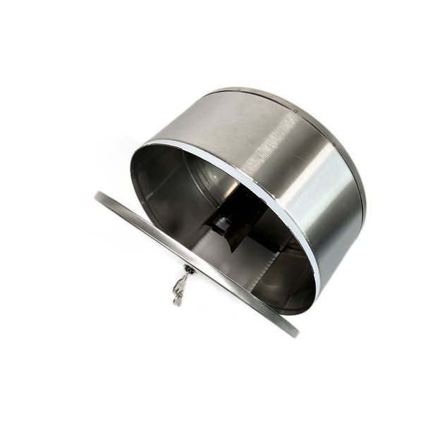 Диспенсер для туалетной бумаги D27,с нижним вытяжением, нержавеющая сталь, хром сатин BL-100007040 фото