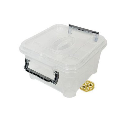 Пластиковый пищевой контейнер 5,5Л с крышкой JUMBO, квадратный, прозрачный SNMZ ST-086 ALACA фото