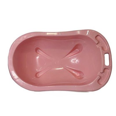Ванночка для купання дитяча, пластик, рожевий SNMZ 232-pink фото