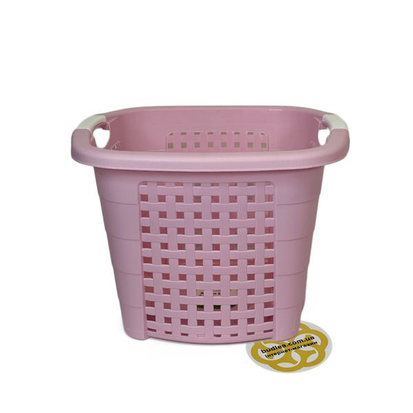 Корзина органайзер для белья RATTAN квадратная, розовая SNMZ ST-062-pink фото