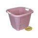 Кошик органайзер для білизни RATTAN квадратний, рожевий SNMZ ST-062-pink фото 1