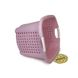 Кошик органайзер для білизни RATTAN квадратний, рожевий SNMZ ST-062-pink фото 3