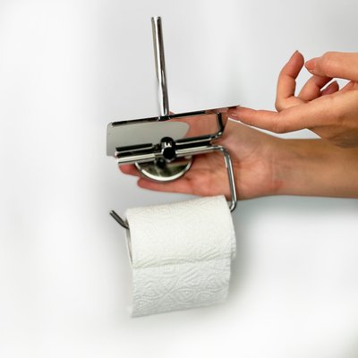 Держатель для туалетной бумаги BETA, на два рулона, нержавеющая сталь BL-100005996 фото