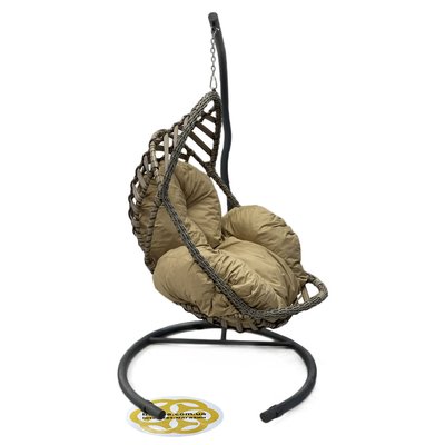 Сучасне крісло кокон з металу GRANADA зі штучного ротанга SNMZ 1000001185 фото