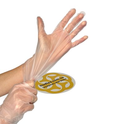 Одноразовые перчатки Winlyex,TPE, прозрачные, S, 100 шт BL-1000000537 фото